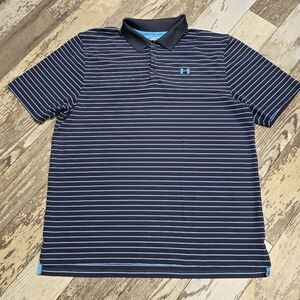 Under Armour HeatGear Loose Men's Short Sleeve Golf Polo Shirt SIze 2XL